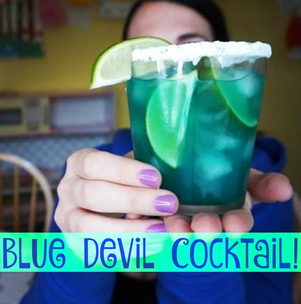 The Blue Devil Cocktail