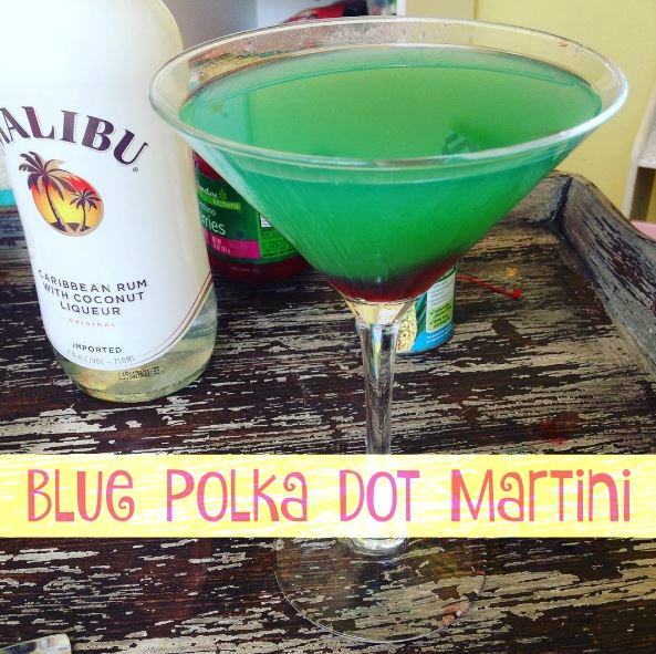 The Blue Polka Dot Martini
